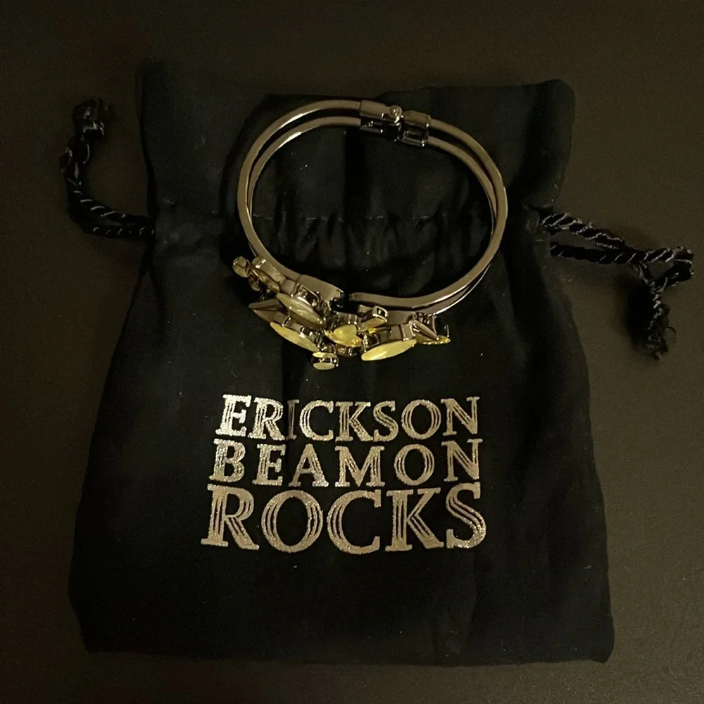 Erickson Beamon Rocks Blondie Clamp Bracelet
